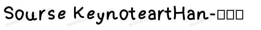 Sourse KeynoteartHan字体转换